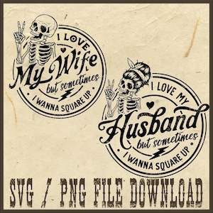 Jag älskar min fru png, jag älskar min man png, sarkastisk man och fru-present png, fru och make-matchning png, men ibland vill jag stå upp
