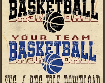 Customized Basketball Png Svg, Your Name Basketball Png, Your Team Basketball Png, Custom Basketball Png, Basketball Mom Svg