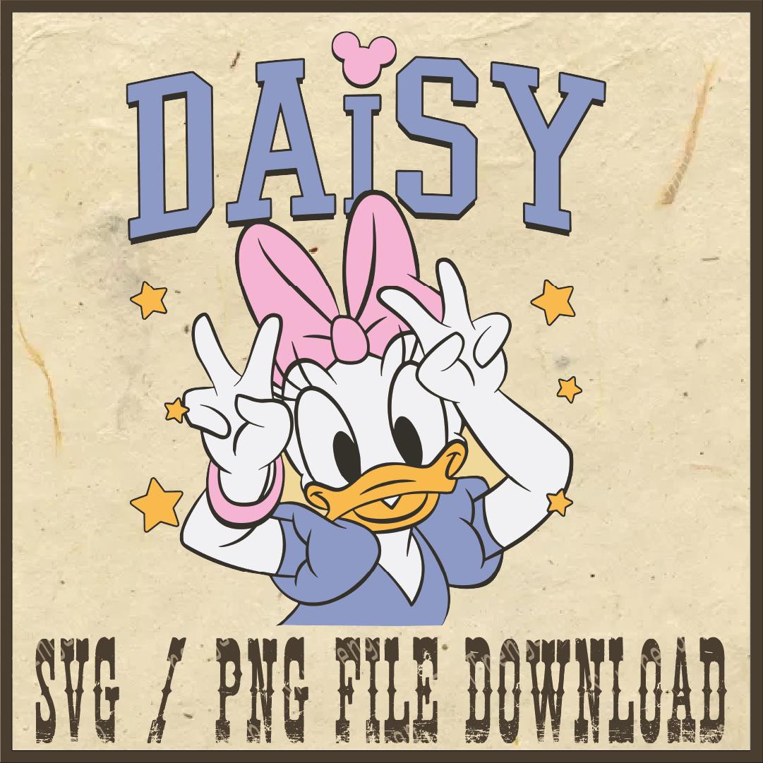 デイジーダック PNG、ディズニー ベストフレンド PNG、ディズニー
