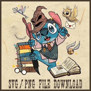 Disney Stitch Wizard Png, Magic Wizard Stitch Png, Disneyland Stitch en téléchargement numérique