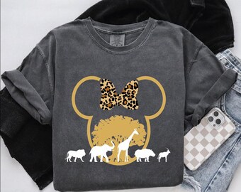 Disney Animal Kingdom Shirt, Mouse Family Safari Shirt, Disney Cheetah Shirt, Disney Mickey Leopard Shirt, Disney Family Coquette Shirt