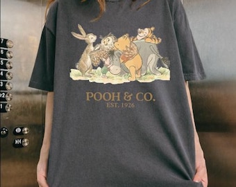 Pooh And Friends Shirt, Vintage Pooh Bear Tee, Disney Trip Shirt, Eating Honey Shirt