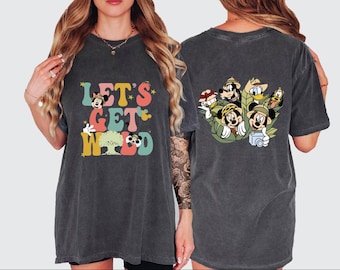 Let's Get Wild Shirt, Disney Safari Tshirt, Disney Family Trip Tee, Animal Kingdom Shirt, Mickey and Friends Shirt, Disney Safari Tee, BP