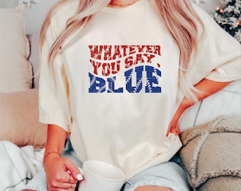 Whatever You Say Blue Shirt, Livin That Ballpark Mom Squad Gift Shirt, Livin That Ballpark Mom Squad Shirt, Funny Baseball Shirt