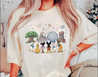 Chemise amis Disney, t-shirt voyage Walt Disney, chemise magique pour vacances en famille, t-shirt amis dans les parcs à thème, cadeau pour les amoureux de Disney