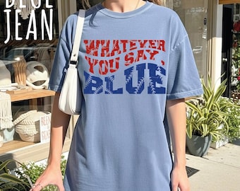 Whatever You Say Blue Shirt, Livin That Ballpark Mom Squad Gift Shirt, Livin That Ballpark Mom Squad Shirt, Funny Baseball Shirt
