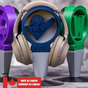 MADE IN CANADA - Custom 3D Printed Satisfactory Headphone Stand – 24cm Tall