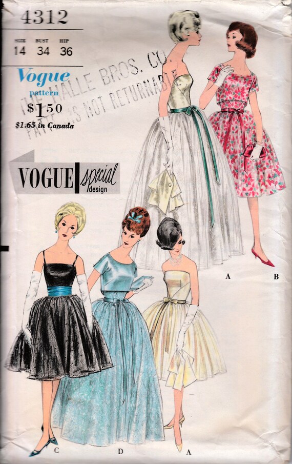 60's evening fashion