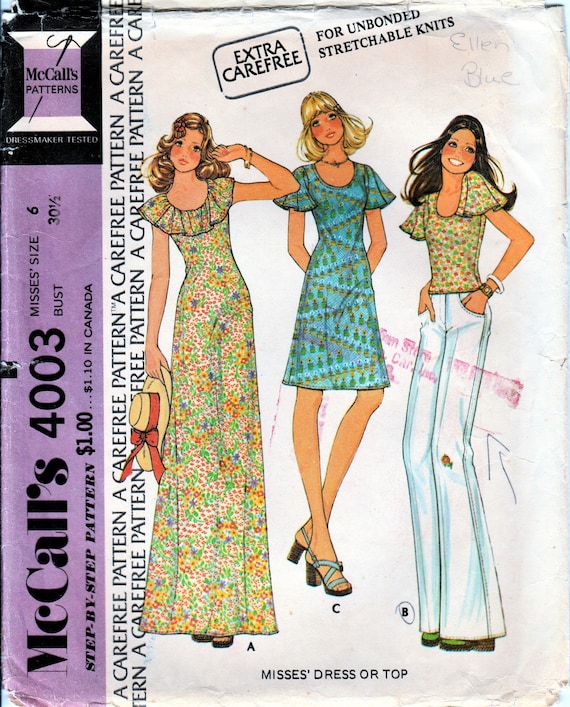 70s Simplicity 5047. 36, 42, or 44 Chest. Vintage Mens Long