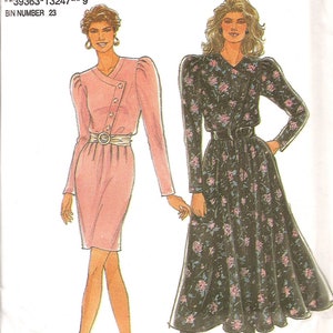 1990s Vintage Sewing Patterns 90s Dress Pattern Classic - Etsy