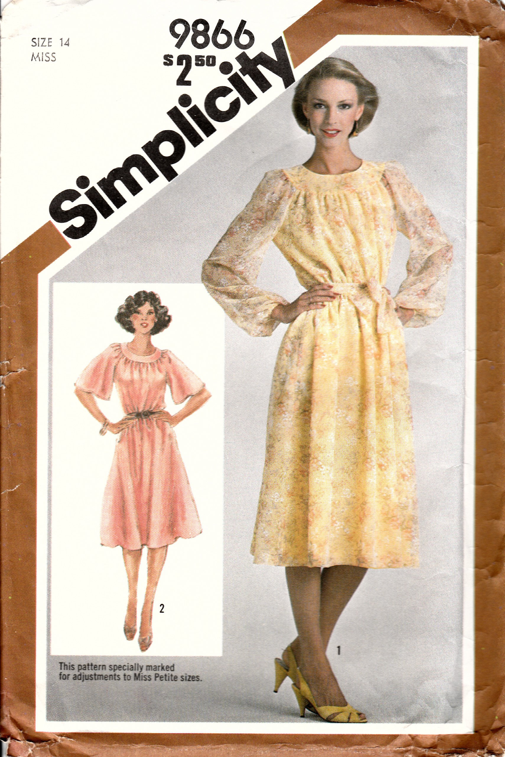 1980s Vintage Sewing Patterns 80s Dress ...