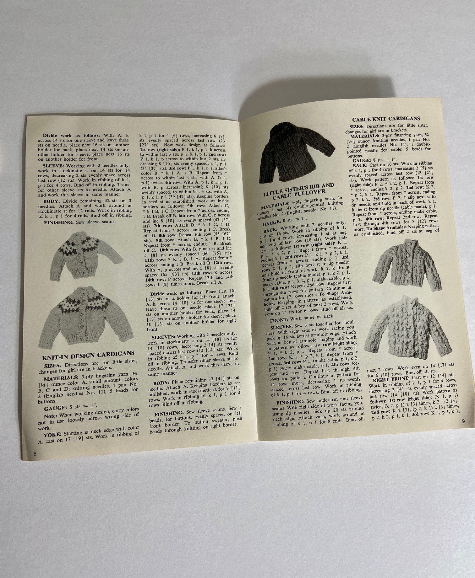 リピート 1960s Doll Knit Wardrobe Patterns: Woman's Day & Design 959 - Etsy