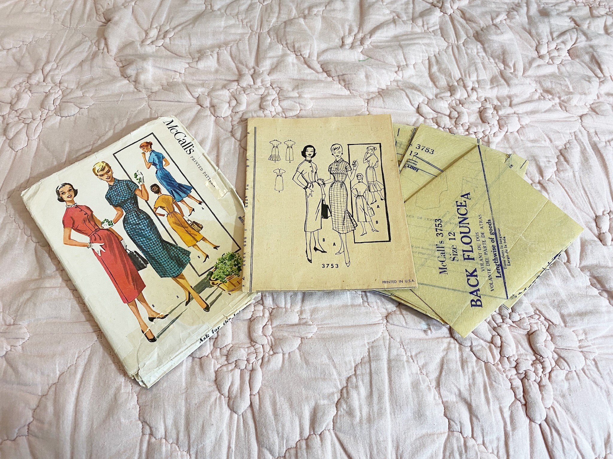 1950s Dress Sewing Pattern, Rockabilly Sheath Dress