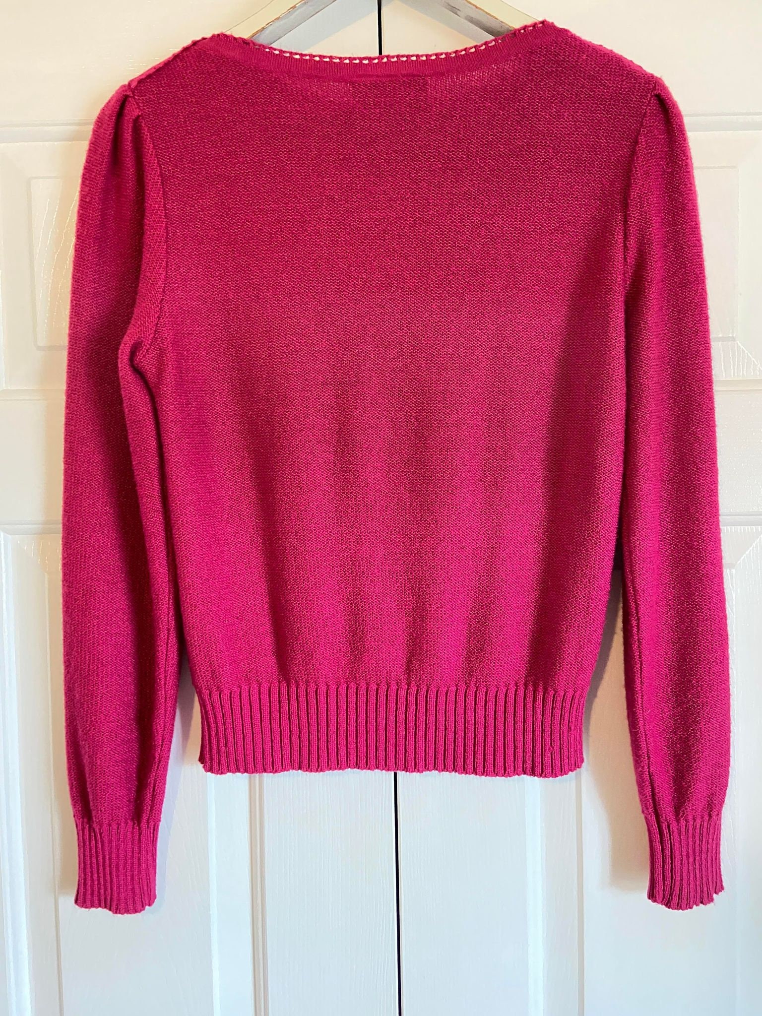 1970s Sweater Accordion Skirt Set Dark Pink Schrader Sport - Etsy
