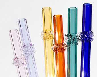 Glass Cluster Drinking Straws
