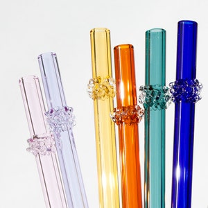 Glass Cluster Drinking Straws
