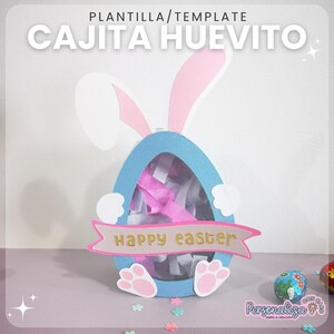 Easter egg box template, egg box template, Easter box, Easter egg box, Easter gift