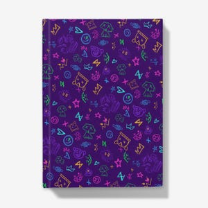 Hardback Journal A5 Jinx Doodles Cover Arcane Inspired
