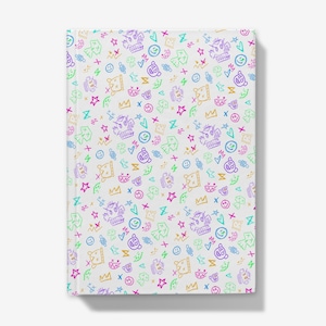 Hardback Journal A4 Jinx Doodles Cover Arcane Inspired