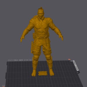 Echo – LIMITED EDITION 3D Printed Gold Figure from Rainbow Six Siege