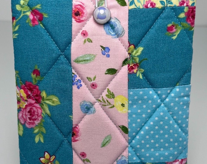 Quilted Kindle Sleeve, Quilted Case, E-Reader Cover