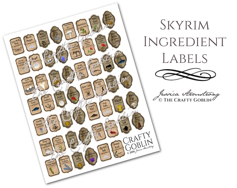 Skyrim Ingredient Labels 110 Various Sized PDF Download Etsy skyrim-ingredient-labels-110-various-sized-pdf-download-etsy