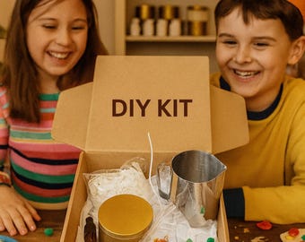 DIY Candle Making Kit – Fun Craft for Adults & Kids | Make Your Own Soy Wax Candle | Creative Gift, Family Activity, Party Favor
