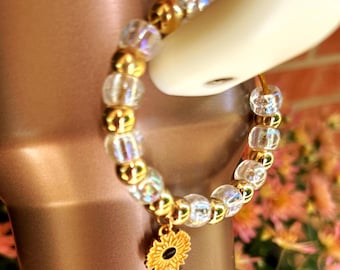 Fall Stanley Accessories Fall Cup Charms Stanley Handle Bracelet Stanley Cup Accessories Fall Beaded Bracelet for Stanley Cup Charms