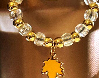 Fall Cup Charms Stanley Handle Bracelet Stanley Cup Accessories Fall Beaded Bracelet for Stanley Cup Charms Fall Stanley Accessories