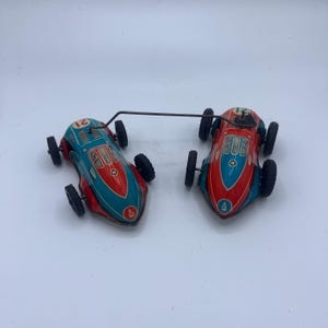 Tandem Race Cars Wind-Up Toy