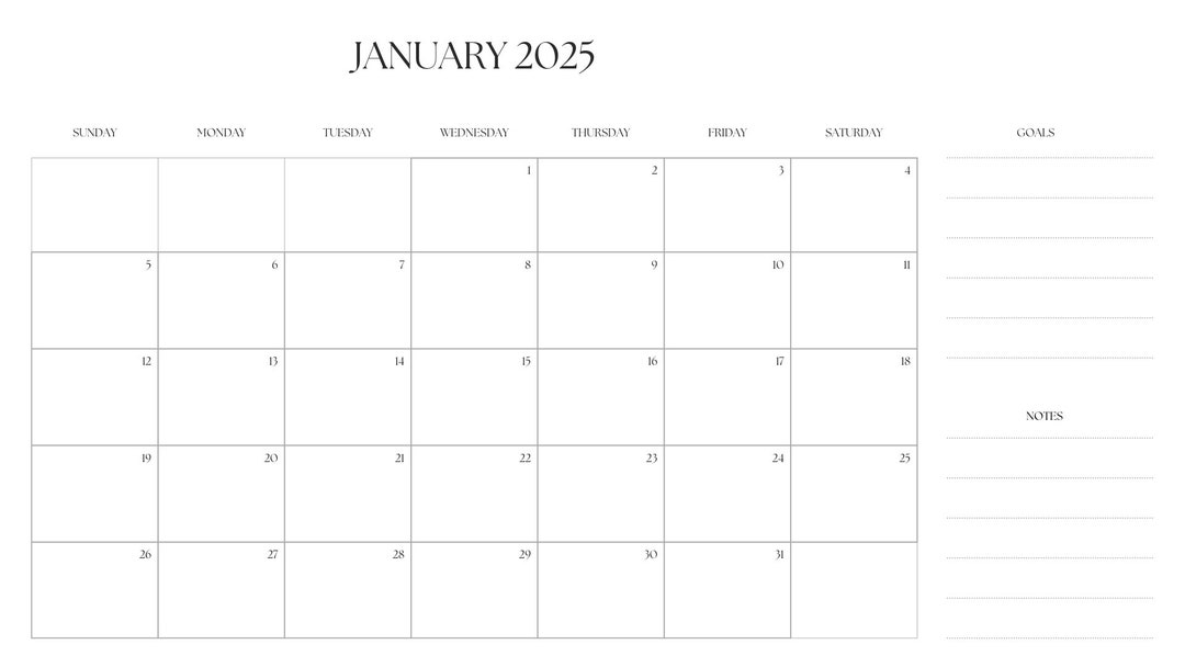 Bullet Journal &amp; Calendar Printables - Etsy