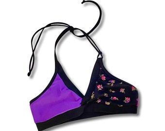 My Sweet Rose Swim/Dance Halter Sports Bra