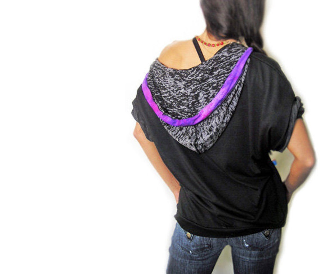 Burn Out Relax Hoodie Sport Tunic Etsy