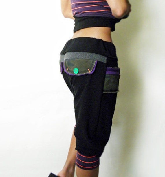 Yoga Cargo Pants-yoga Clothing-dance Clothing-comfy Pants-athletic  Clothes-hippie Clothes-gray Pants-sexy Pants-tribal Hippie-festival Pants 