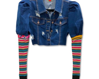 Super Puff Rag Denim Jacket