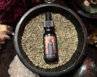 Bastet Oil Essential Oil Spell Ritual Oil Anointing Oil Bastet Offering Protection Oil Love Oil Goddess Oil