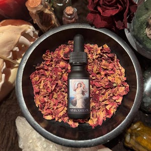 Aphrodite Oil Essential Oil Spell Ritual Oil Anointing Oil Aphrodite Offering Protection Oil Love Oil Goddess Oil