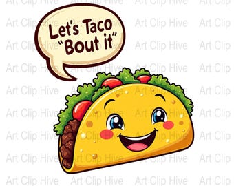 Lets Taco Bout It Png, Let's Taco 'Bout Love, Merry Taco Christmas Clipart, Taco Christmas, Fun Holiday Gift for Taco Lovers