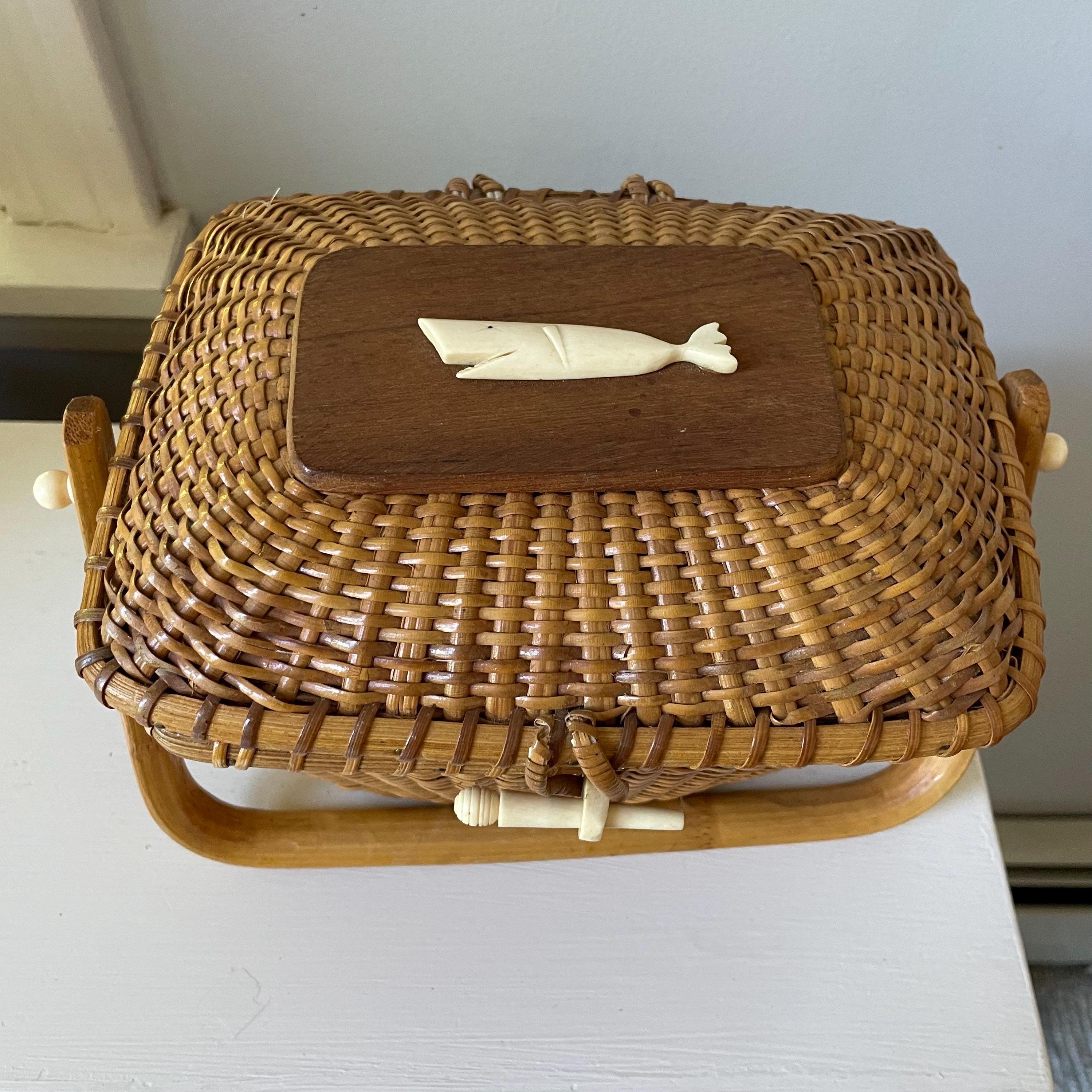 Vintage nantucket basket ナンタケットバスケット　USA Vintage nantucket basket ナンタケットバスケット USA Vintage