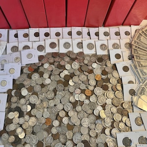 Estate Lot SILVER, ROMAN, UNCIRCULATED, Currency, Old Rare Coins, Barber, Standing Liberty, Antique Vintage!!!