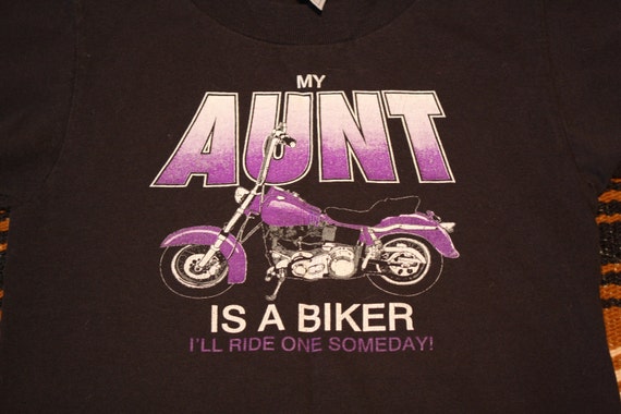 Vintage Childs biker shirt - image 3
