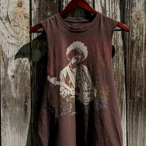 Vintage custom cut Jimi Hendrix T-shirt