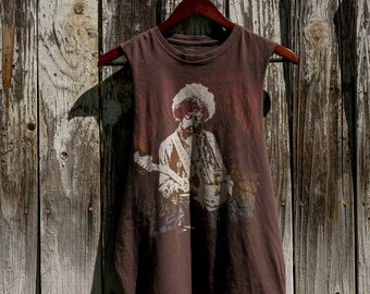 Vintage custom cut Jimi Hendrix T-shirt