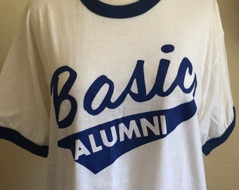 Vintage basic alumni ringer tee