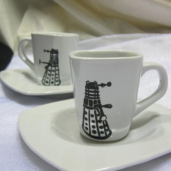 Dalek Espresso Cups - Set of Two