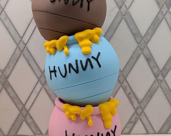 Macetas de miel inspiradas en Winnie the Pooh