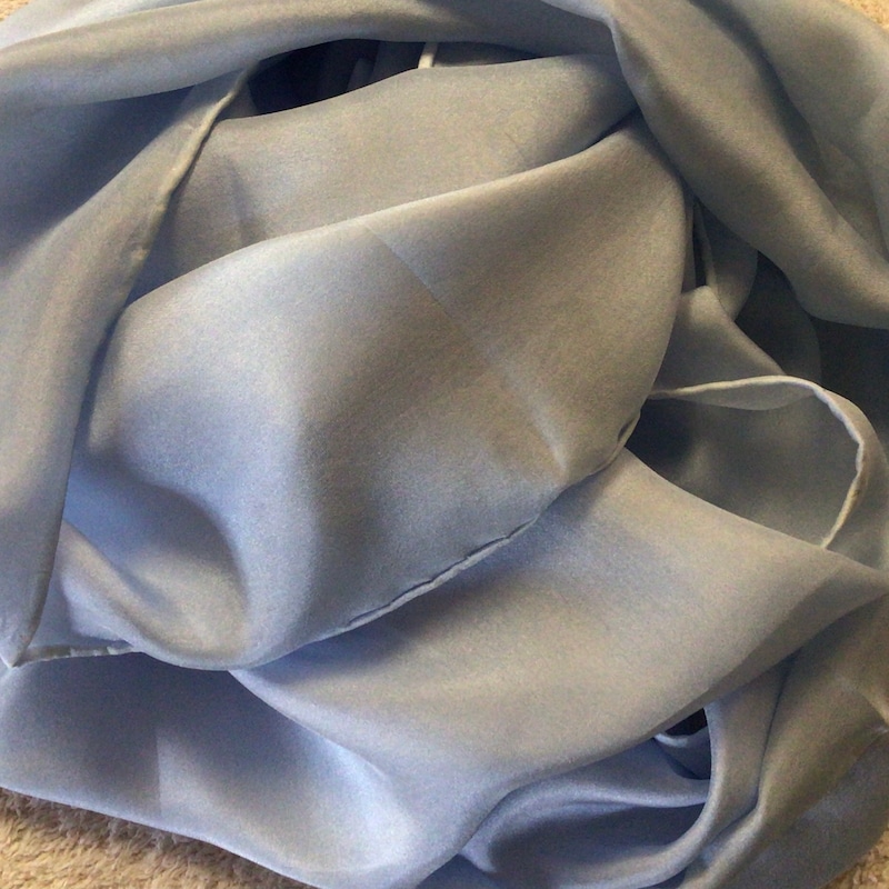 Silk Scarf Into The Blue