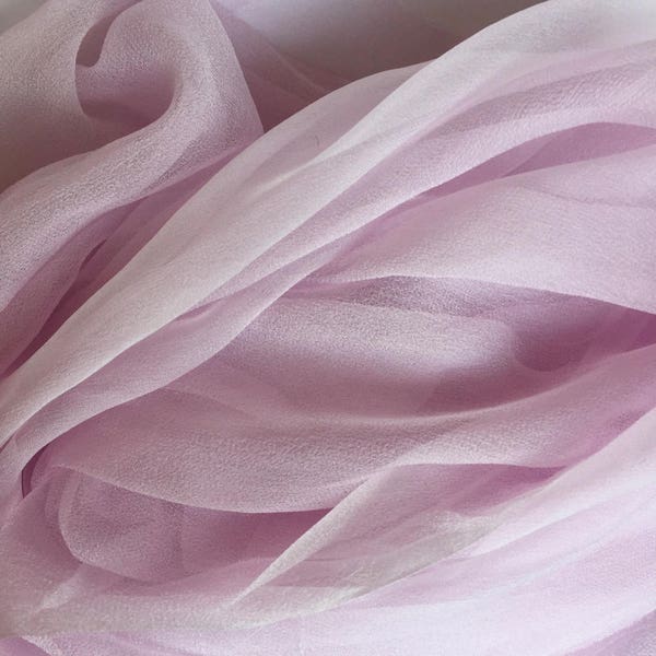 Powder Pink Silk Scarves or Chiffon Gauze - Low Shipping - Felting Supplies