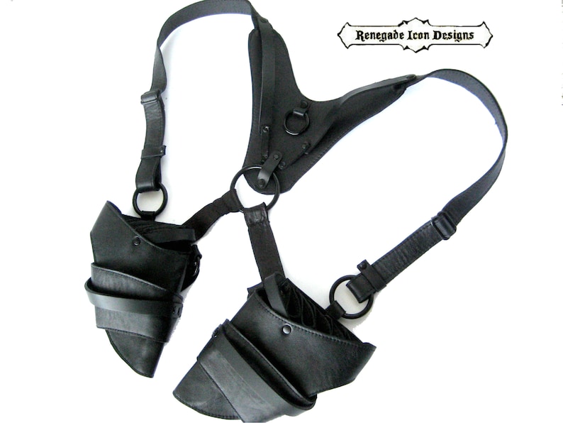 Stylist Holster Stylist Shears Shoulder Holster Leather Etsy