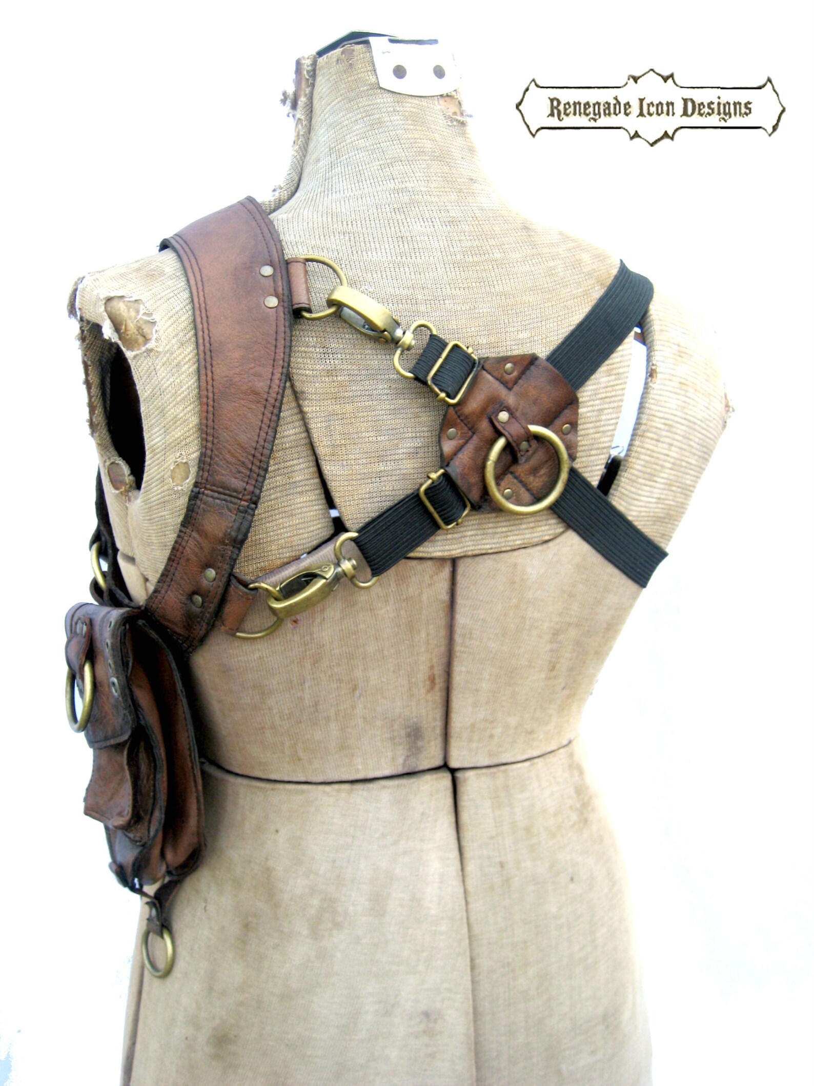 Leather Holster Bag Shoulder Holster Festival Bag Burning Etsy